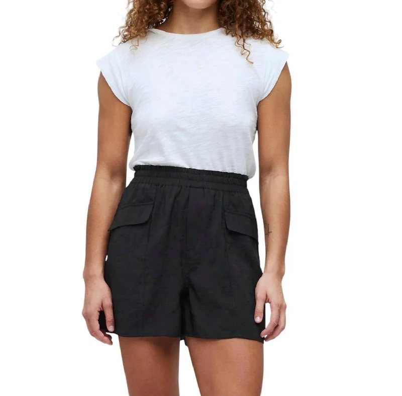 Big Savings On Rustic Countryside Styles Bailey Pull On Cargo Shorts In Black
