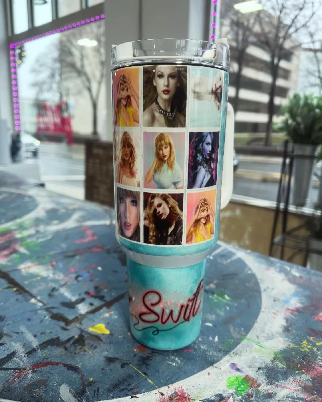 Modern Glass Drinkware 40oz pop star tumbler
