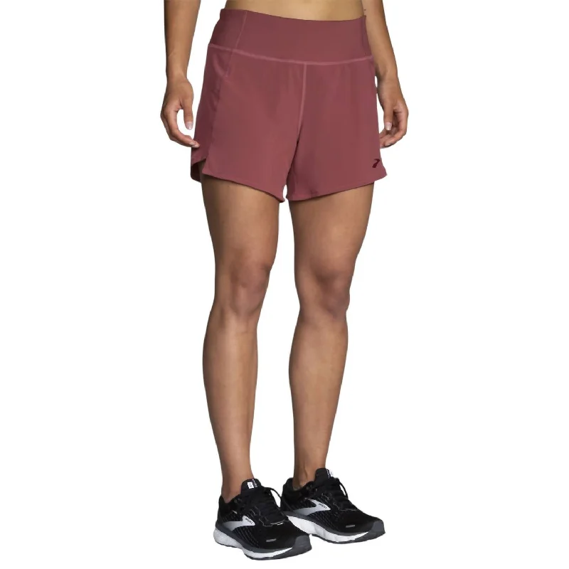 Lightweight Fabric Women's Chaser 5" Short In Terracotta