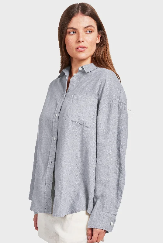 Graceful Drape Hampton Linen Shirt