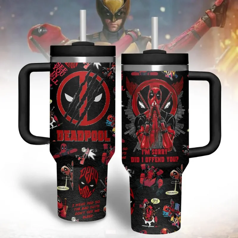 Set Of Tumblers Comic Inspired Custom Name 40oz Tumbler