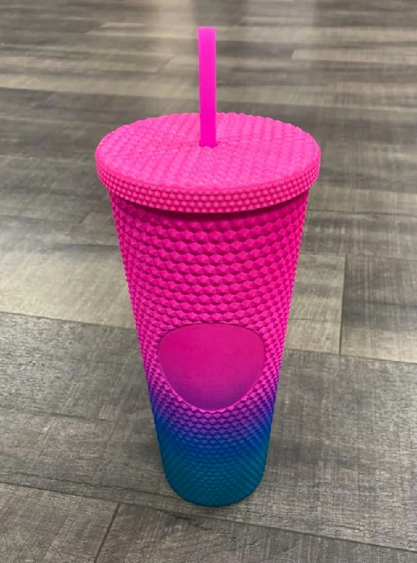 Hot Pink/Teal Ombre