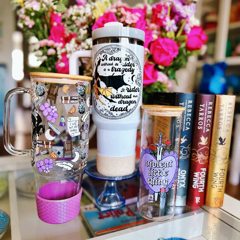 Vacuum-Insulated Bottles Bookish Dragon Inspired Drinkware