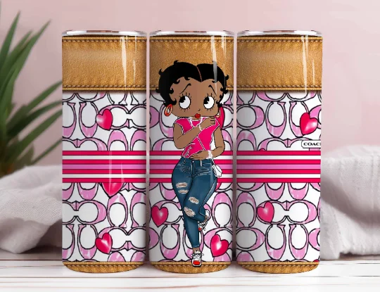 Eco-Friendly Drinkware Promotions Cartoon 80s Tumbler, Bags Pattern Tumbler, Betty 20oz Skinny Tumbler, Sublimation Designs, Retro 80s cartoons Tumbler Wrap Eco-Friendly Drinkware Promotions Cartoon 80s Tumbler, Bags Pattern Tumbler, Betty 20oz Skinny Tumbler, Sublimation Designs, Retro 80s cartoons Tumbler Wrap
