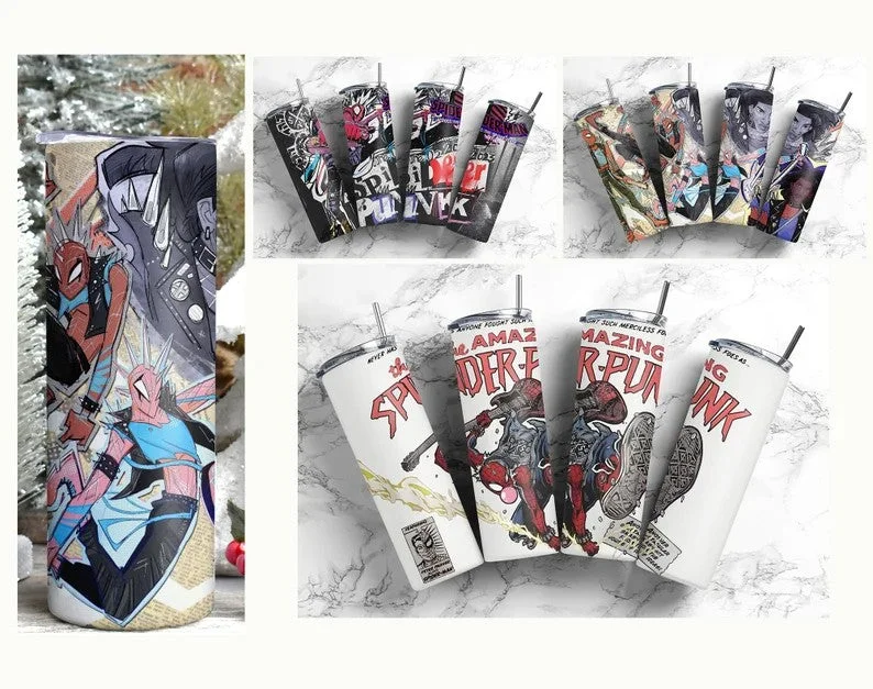On-The-Go Drinkware Spider-Man Across the Spider-Verse Tumbler Wrap, Spider Man 20oz Skinny Tumbler, Spider-Punk Tumbler Wrap, Black Spider-Man Png On-The-Go Drinkware Spider-Man Across the Spider-Verse Tumbler Wrap, Spider Man 20oz Skinny Tumbler, Spider-Punk Tumbler Wrap, Black Spider-Man Png