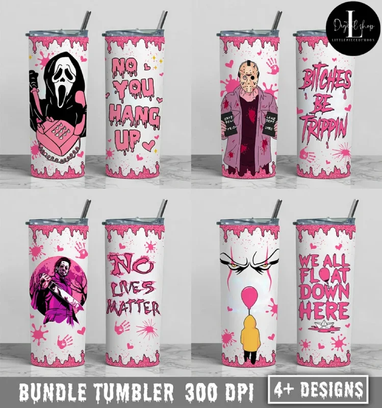 Environmentally Friendly Mugs Horror Designs Tumbler Bundle, Horror Halloween png, No you hang up Tumbler, 20oz tumbler wrap, Full Tumbler Wrap, Digital Downloads Environmentally Friendly Mugs Horror Designs Tumbler Bundle, Horror Halloween png, No you hang up Tumbler, 20oz tumbler wrap, Full Tumbler Wrap, Digital Downloads