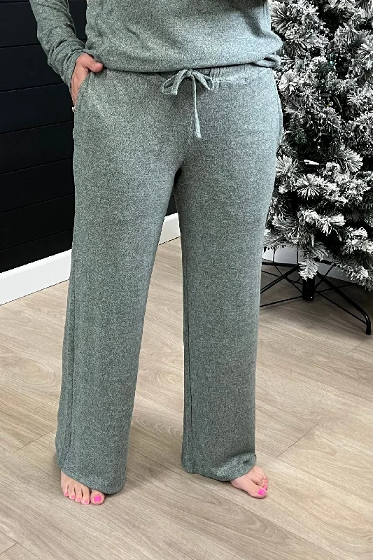 Hot Deals Mono B Olive Brushed Lounge Pants