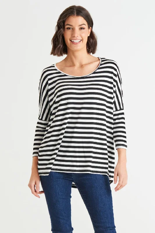 Comfort Centric Apparel Betty Basics Milan 3/4 Sleeve Top