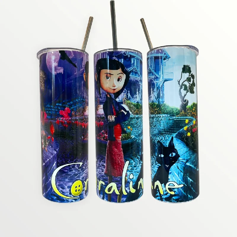 Premium Drinkware Sets Coraline 20/30oz Insulated Skinny Tumbler