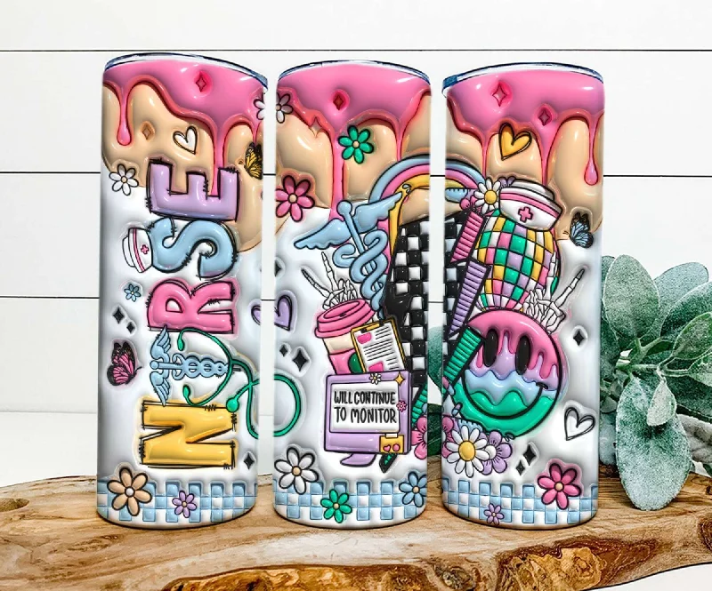 Drinkware Collection Promotion 3D Nurse Life Inflated Tumbler Wrap, Leopard Nurse 20oz Skinny Tumbler Sublimation Designs, Nurse Life Puffy Tumbler, Gift For Nurse Drinkware Collection Promotion 3D Nurse Life Inflated Tumbler Wrap, Leopard Nurse 20oz Skinny Tumbler Sublimation Designs, Nurse Life Puffy Tumbler, Gift For Nurse