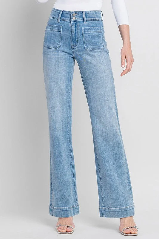 Stylish Savings Flying Monkey 90's Vintage Super High Rise Flare Jeans