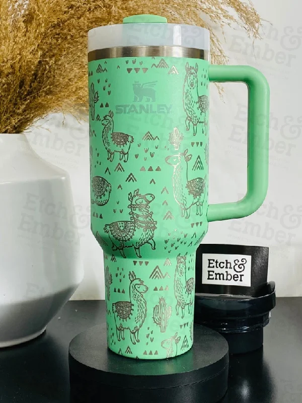 Exclusive Discounts Llama Stanley Adventure Quencher 40 oz tumbler