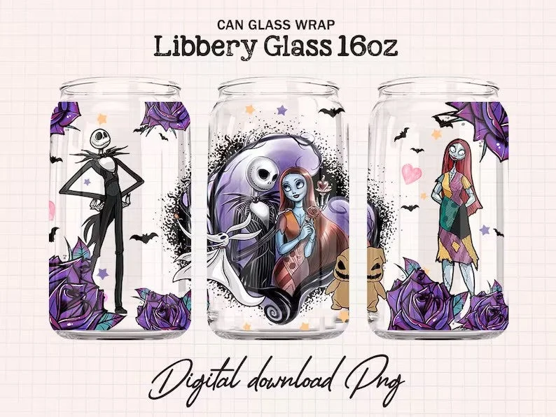 Christmas Drinkware Sale Scary Movie Nightmare Tumbler Wrap,16oz Can Glass, Jack And Sally Full Tumbler Wrap, Sublimation Design,Boo bash, Jack Skellington Can Glass Christmas Drinkware Sale Scary Movie Nightmare Tumbler Wrap,16oz Can Glass, Jack And Sally Full Tumbler Wrap, Sublimation Design,Boo bash, Jack Skellington Can Glass