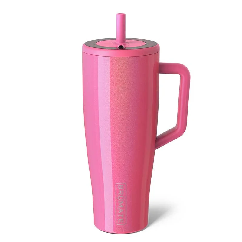 Insulated Bottles Promotion 40oz Era Handled Tumbler in Glitter Pink