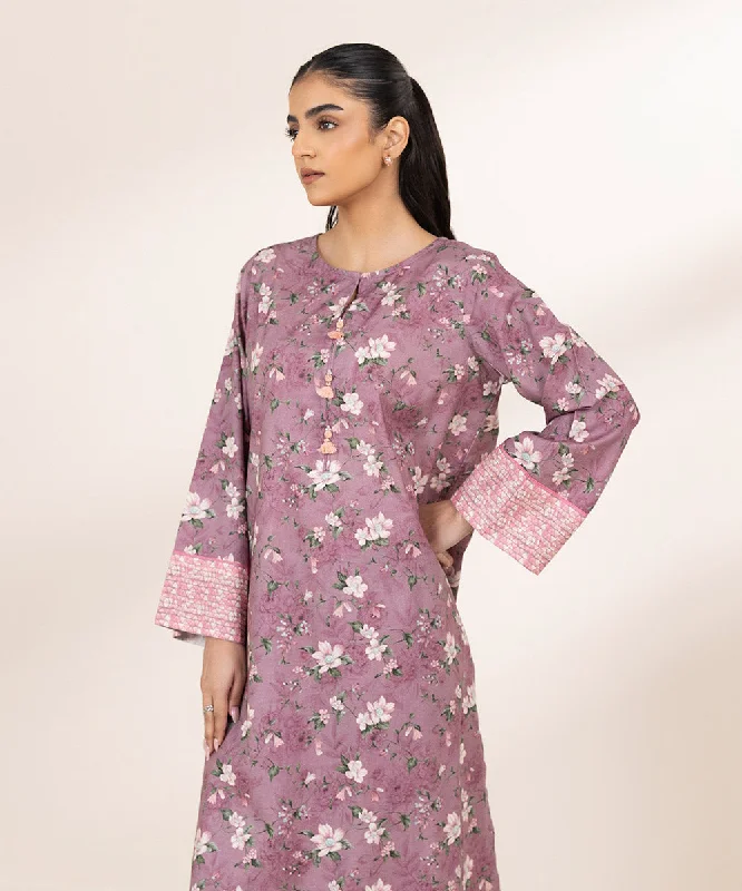 Summer Fashion Printed Cambric Shirt
