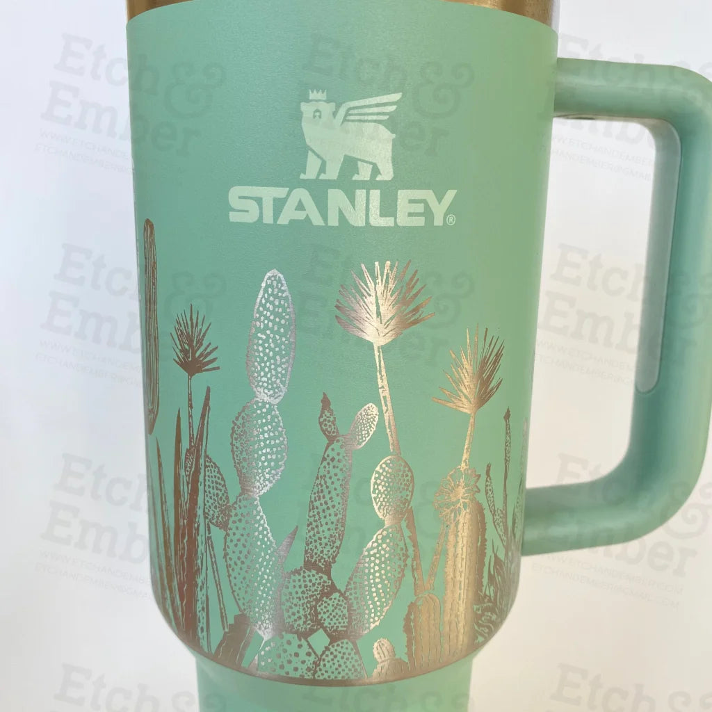 Fashion-Forward Desert Landscape Custom Stanley Adventure Quencher 40 oz tumbler