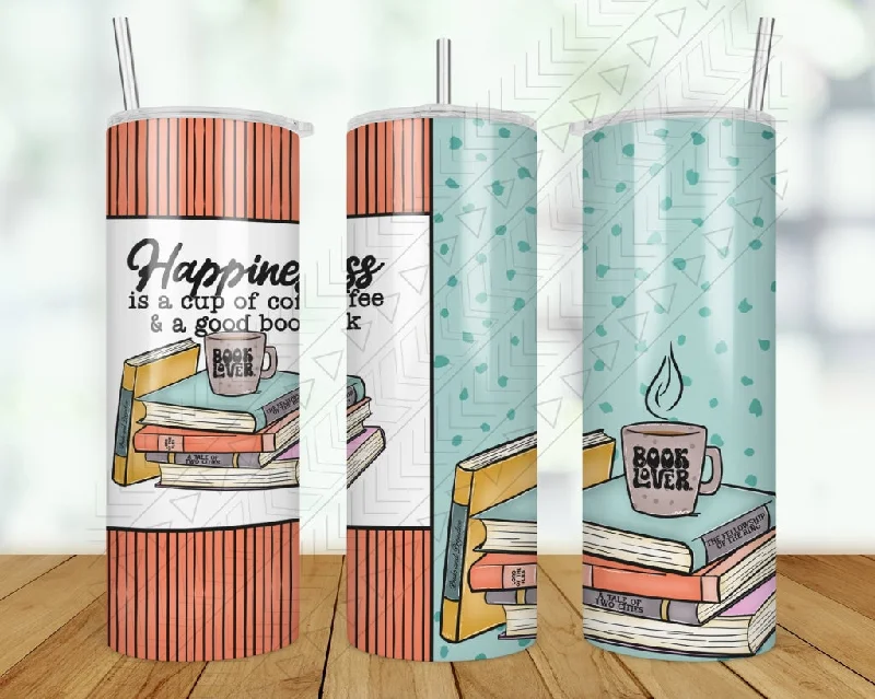On-The-Go Drinkware Happiness Is A Cup Of Coffee And A Good Book