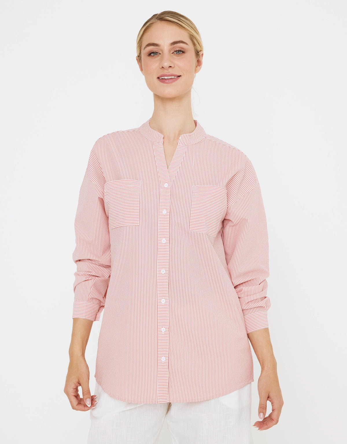 Bold Silhouette Camisa Manga Larga Marinera - Turman