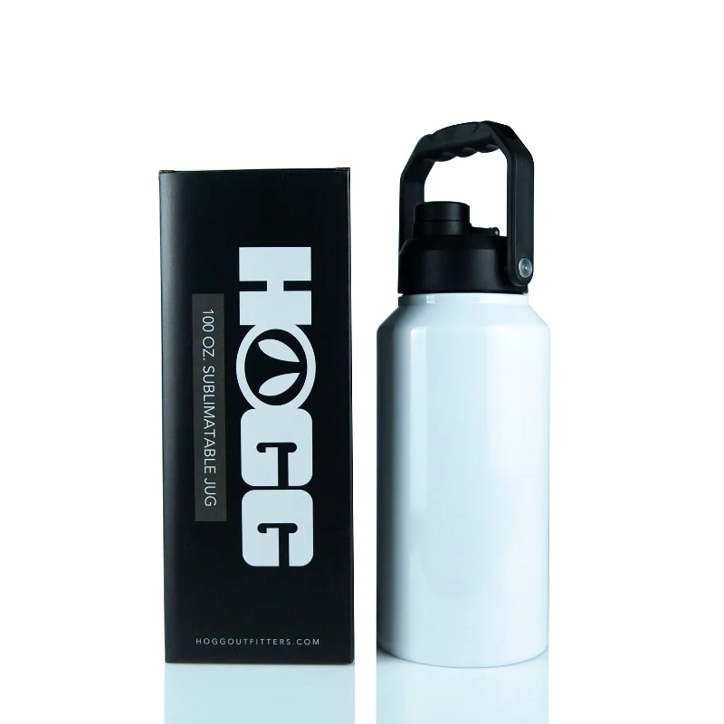 Chic And Trendy 100oz SUBLIMATABLE JUG - WHITE