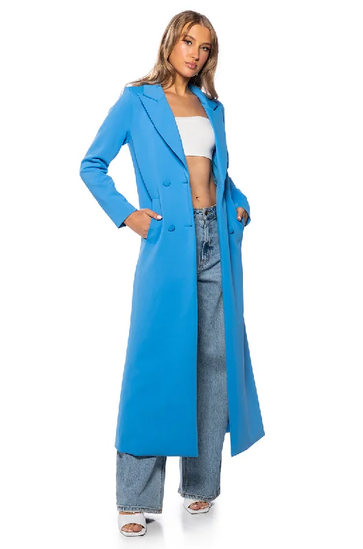 Refined Look COCOA BUTTER SCUBA TRENCH