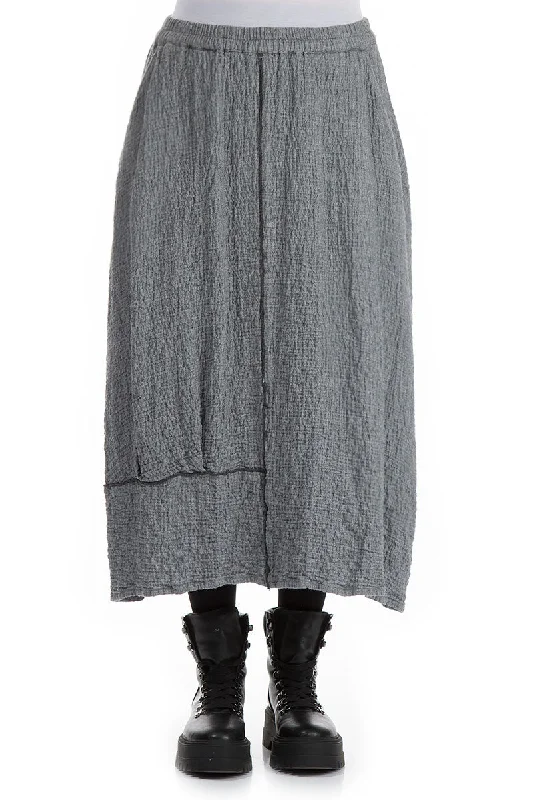 Special Offer Balloon Grey Wool Skirt