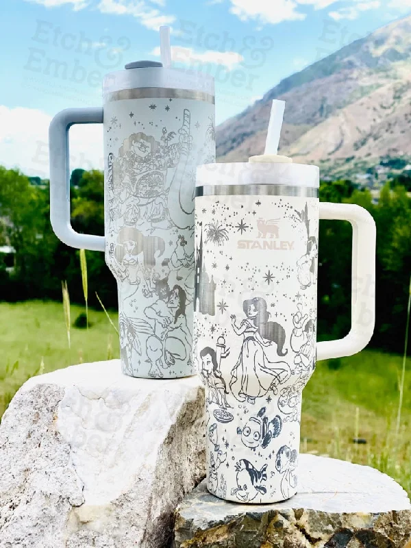 Unleash Your Fashion Magical Vacation Custom Stanley Adventure Quencher 40 oz tumbler