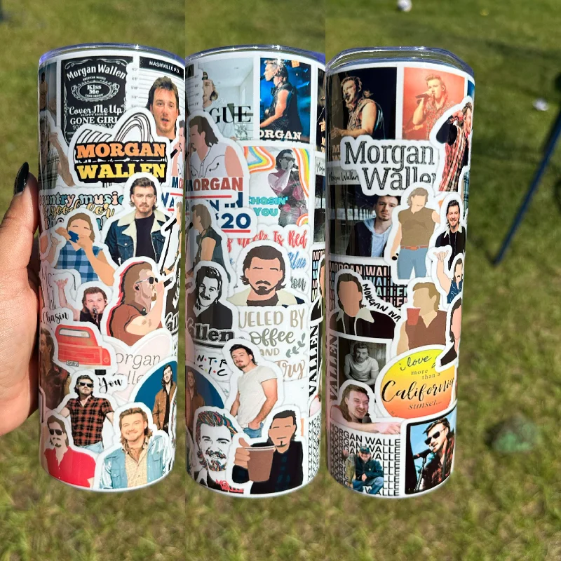 Hot Deals Morgan Wallen Fan Art 20 oz Tumbler