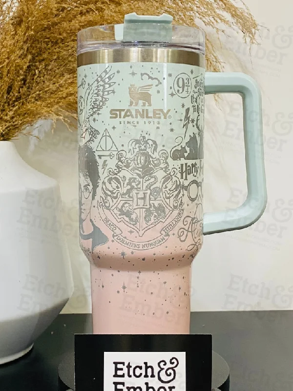 Browse Our Top Products Harry Potter Custom Stanley Adventure Quencher 40 oz tumbler