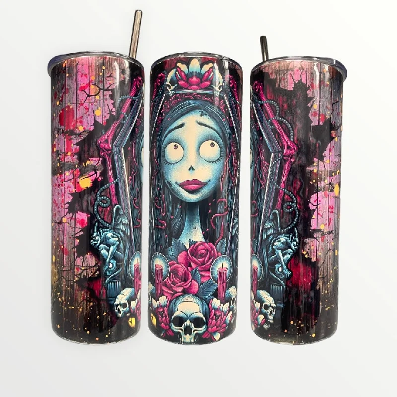 Drinkware Sets The Corpse Bride 20/30oz Insulated Skinny Tumbler
