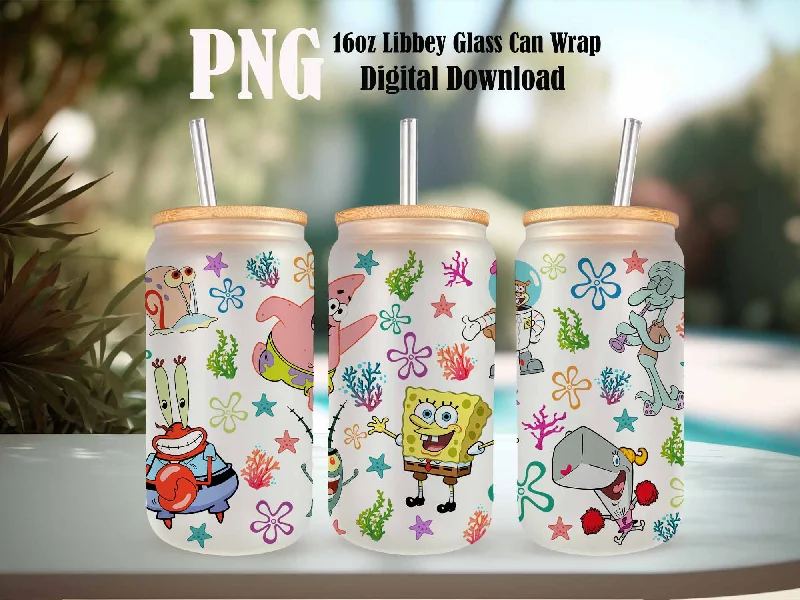 Drinkware Sale Event Cartoon Glass Can 16oz, Square Pants PNG, Cartoon Coffee Libbey 16oz, Under the Sea Cartoon Tumbler Wrap Drinkware Sale Event Cartoon Glass Can 16oz, Square Pants PNG, Cartoon Coffee Libbey 16oz, Under the Sea Cartoon Tumbler Wrap