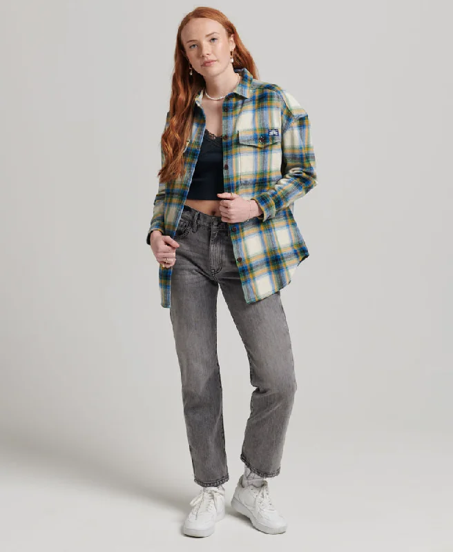 Wardrobe Refresh Vintage Check Overshirt | Friars Green Check