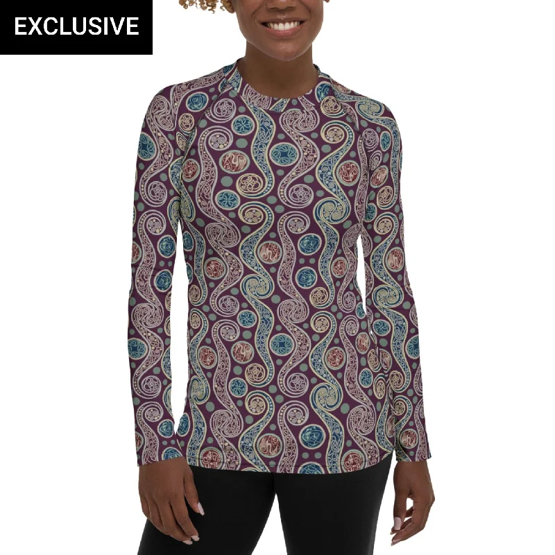 Explore What's New Celtic Paisley Rash Guard Top (POD)