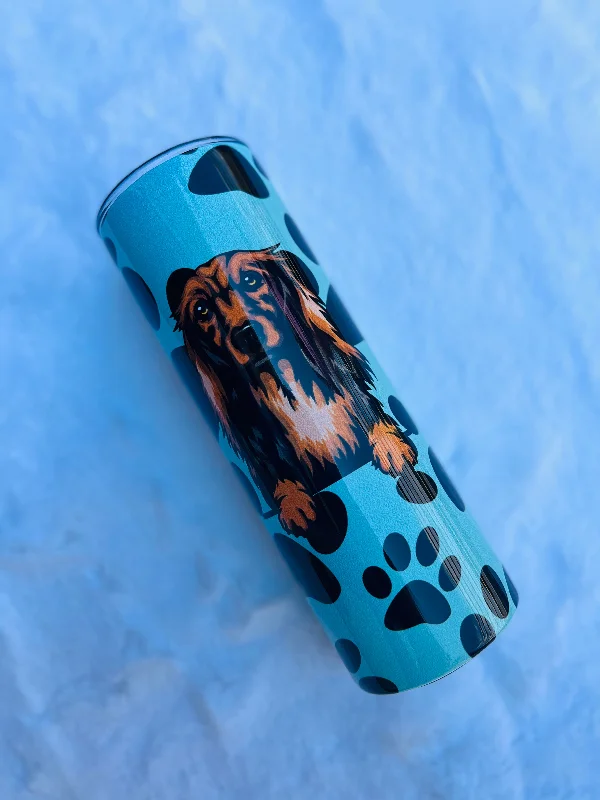 Eco-Friendly Cups Dachshund Paw Print - Tumbler