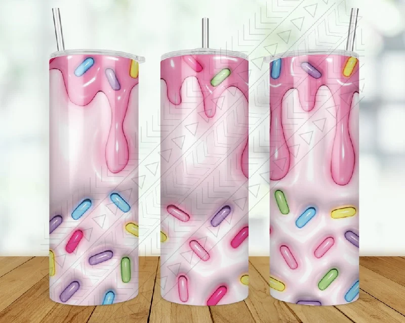 Travel Tumblers Sale Ice Cream 3d Puff Tumbler