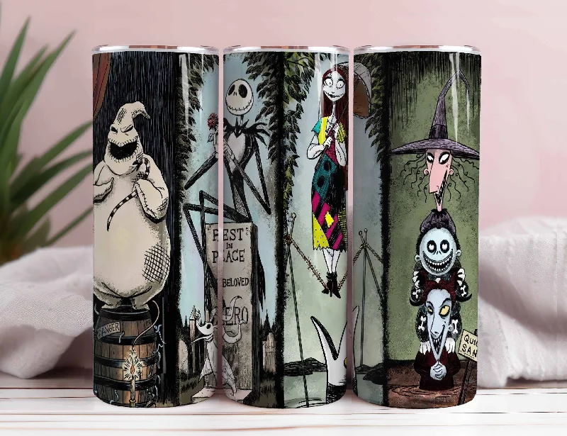 Set Of Tumblers The Nightmare Before Christmas 20oz Skinny Tumbler, Jack Skellington Tumbler Wrap, Halloween Tumbler Png, The Haunted Mansion Tumbler Png Set Of Tumblers The Nightmare Before Christmas 20oz Skinny Tumbler, Jack Skellington Tumbler Wrap, Halloween Tumbler Png, The Haunted Mansion Tumbler Png