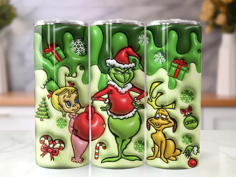 Eco-Friendly Drinkware Inflated Christmas Tumbler, Retro Merry Christmas, 3D Inflated Tumbler, Funny Christmas, 3D Tumbler Wrap, 20oz Skinny Tumbler, Christmas Png Eco-Friendly Drinkware Inflated Christmas Tumbler, Retro Merry Christmas, 3D Inflated Tumbler, Funny Christmas, 3D Tumbler Wrap, 20oz Skinny Tumbler, Christmas Png