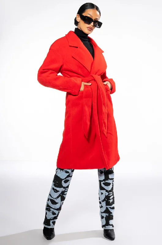 Formal Outfit SAINT REGIS WOOL LIKE TRENCH COAT