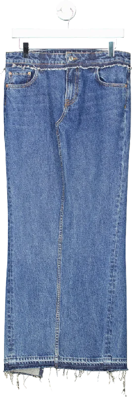 Anniversary Sale GRLFRND Blue Denim Skirt UK W26