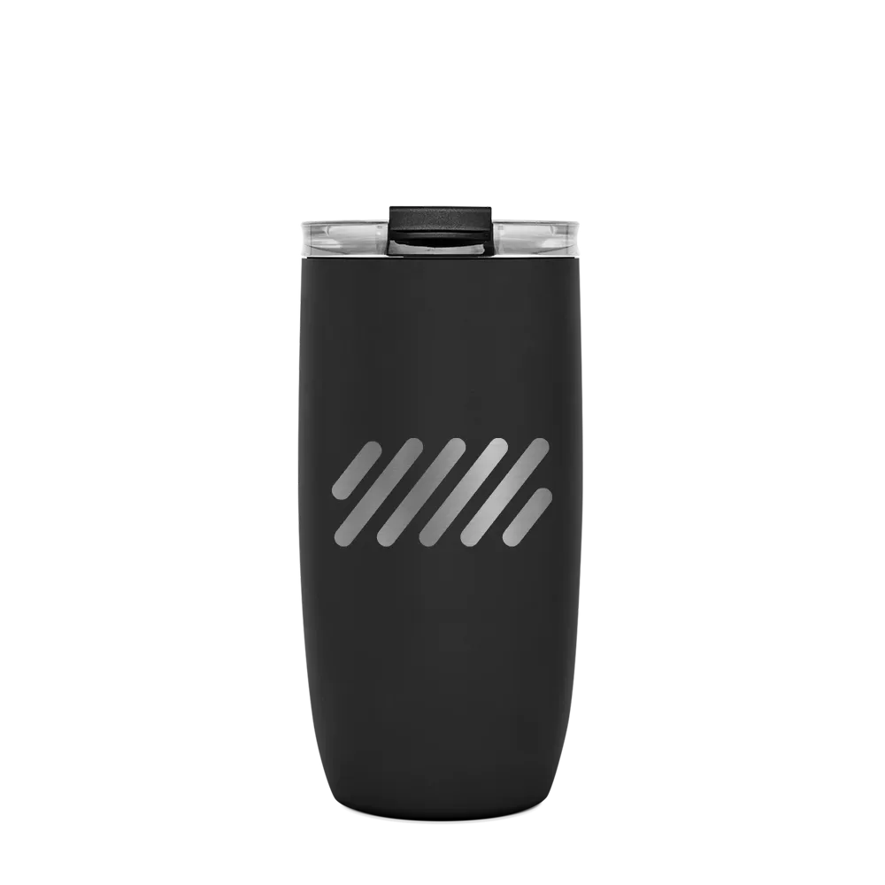 Seasonal Fashion Simple Modern Voyager Tumbler with Clear Flip Lid and Straw 16 oz.