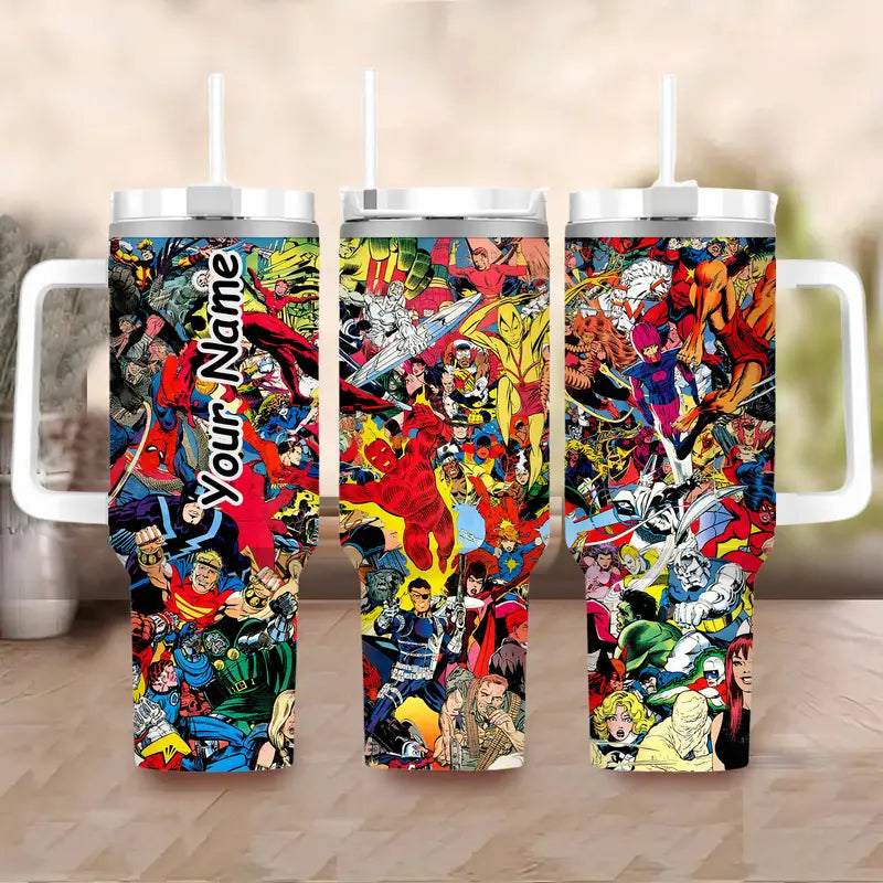 Travel Drinkware Offer 40 Oz Cartoon Cinematic Insulated Tumbler