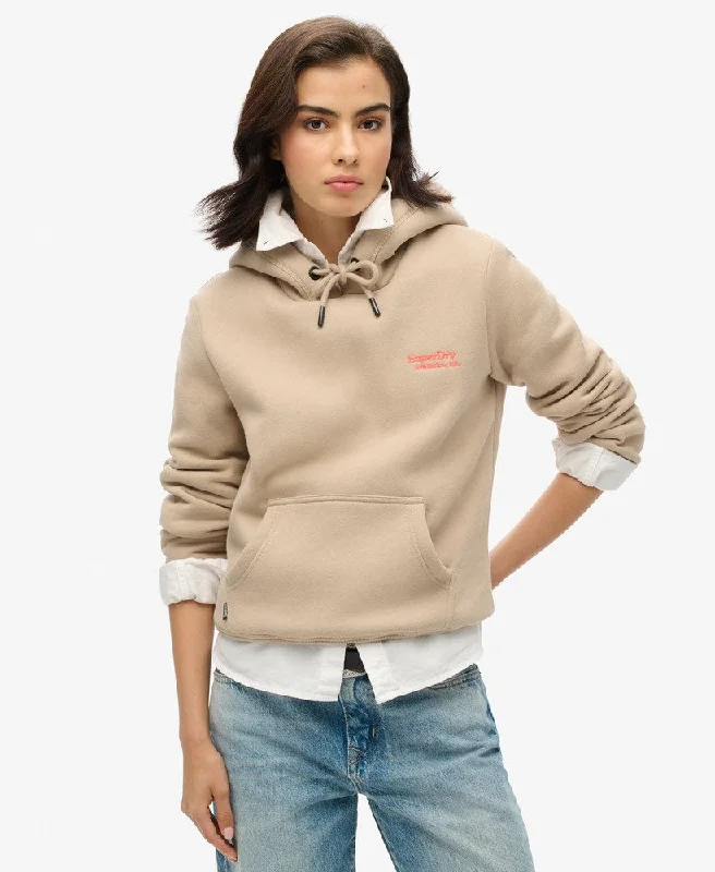 Celebrate With Big Savings Essential Logo Hoodie | Cobblestone Grey