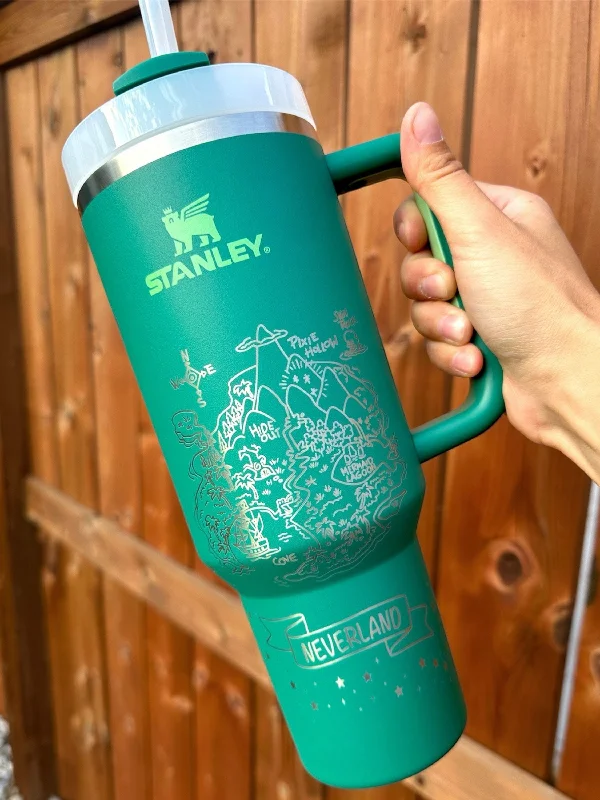 Christmas Drinkware Adventure Map 40oz Tumbler With Neverland Design