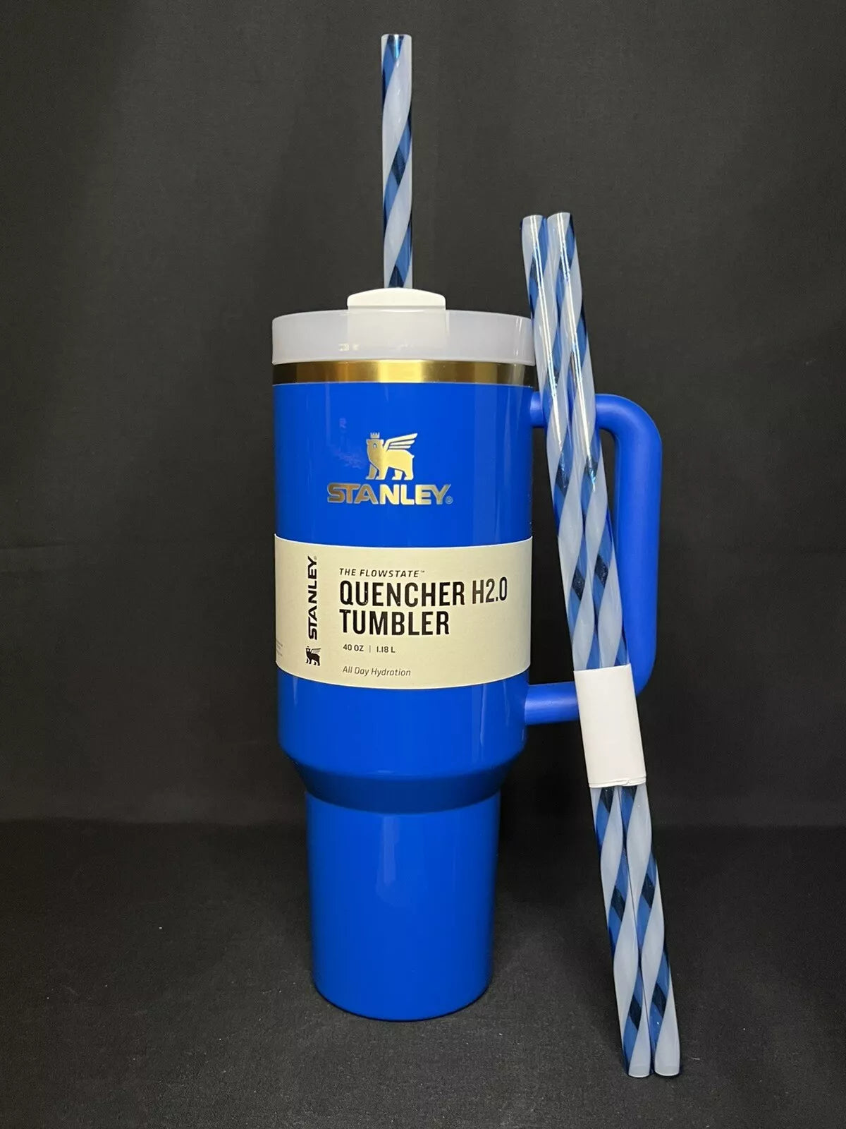 Promotional Tumblers Stanley Arctic Twist Quencher H2.0 Flowstate Tumbler 40 OZ **FAST SHIPPING**