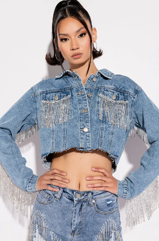 Huge Savings On Parisian Styles AZALEA WANG JULES DENIM WITH RHINESTONES