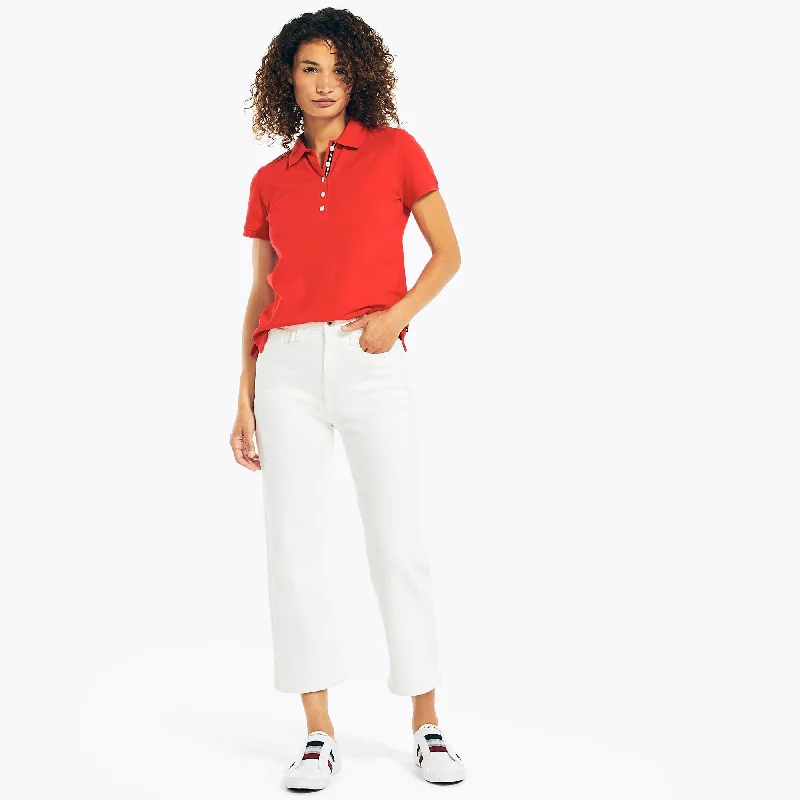 Don't Miss Out Nautica Womens Nautica Jeans Co. High-Rise Wide Leg Crop Denim