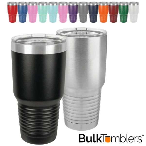 Premium Steel Tumblers 30 oz Stainless Steel Insulated SureGrip Tumblers, Blank, Polar Camel Lid Premium Steel Tumblers 30 oz Stainless Steel Insulated SureGrip Tumblers, Blank, Polar Camel Lid