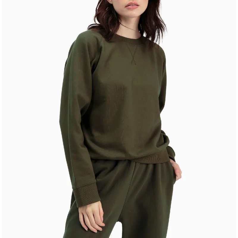 Pastel Styles Crewneck Fleece Sweatshirt (Ivy)