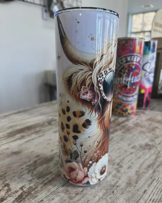 Budget Saver Adorable Highland Cow Tumbler