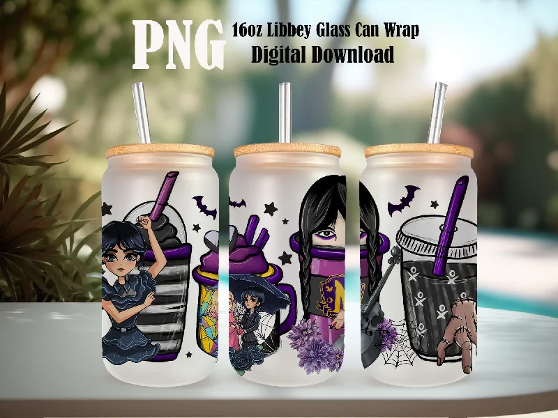 Drinkware Gift Set Wednesday Addams 16oz Tumbler Wrap, Jenna Ortega, Addams Family, Wednesday Coffee, Wednesday Digital Files, Addams Tumbler Wrap Drinkware Gift Set Wednesday Addams 16oz Tumbler Wrap, Jenna Ortega, Addams Family, Wednesday Coffee, Wednesday Digital Files, Addams Tumbler Wrap