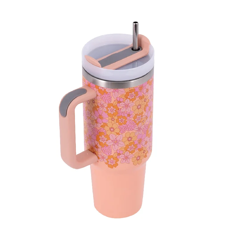 Insulated Tumbler Sale Splosh Insulated Tumbler - Retro Floral